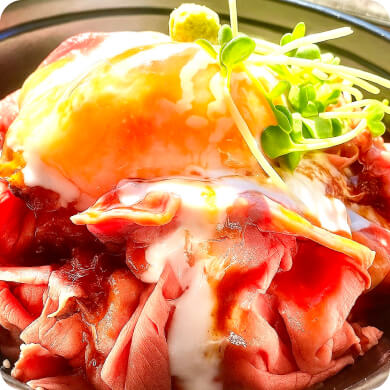 rikobo. R.F.T foodtruck「ローストビーフ丼」