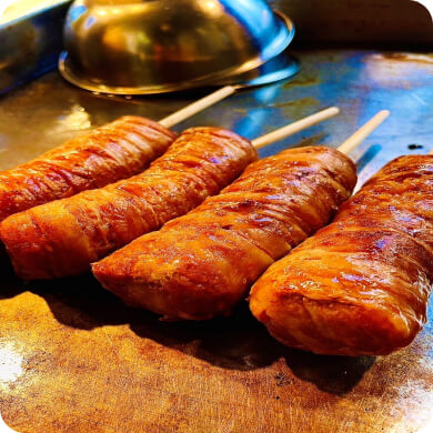 ロコロコキッチン「極太肉巻きおにぎり」